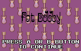 Fat Bobby title screen for Atari Lynx
